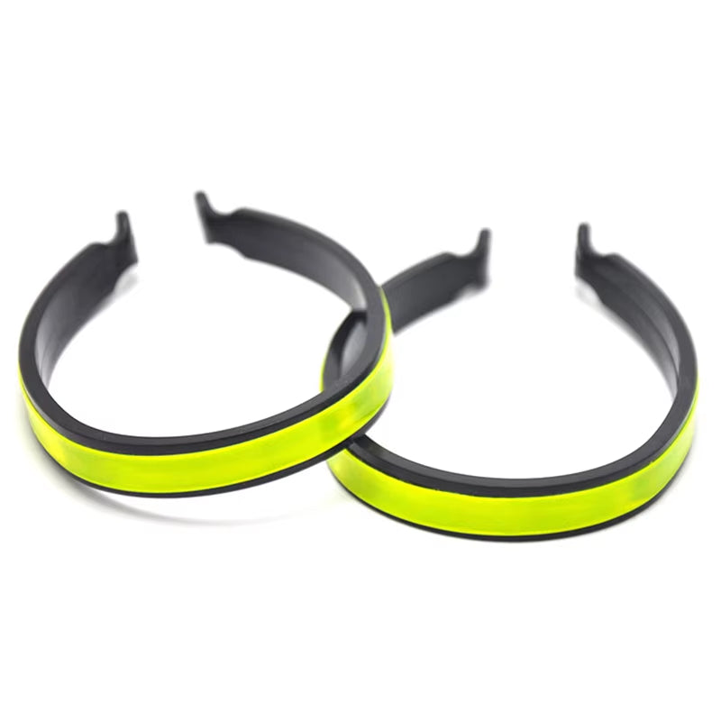 2Pcs Reflective Trouser Clips Safety Strips Outdoor Cycling High Visibility Bicycle Pants Clip Cycling Equipment